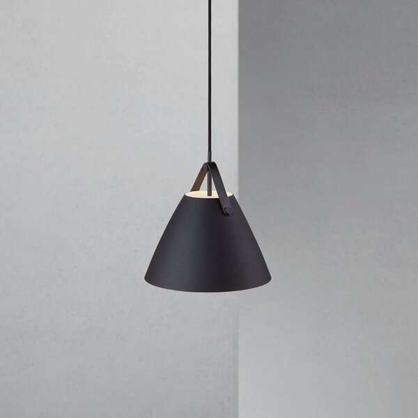 Viseće Svjetiljka DFTP by Nordlux, Strap, prigušiv, Crno, Dnevna soba, Metal, Skandinavski