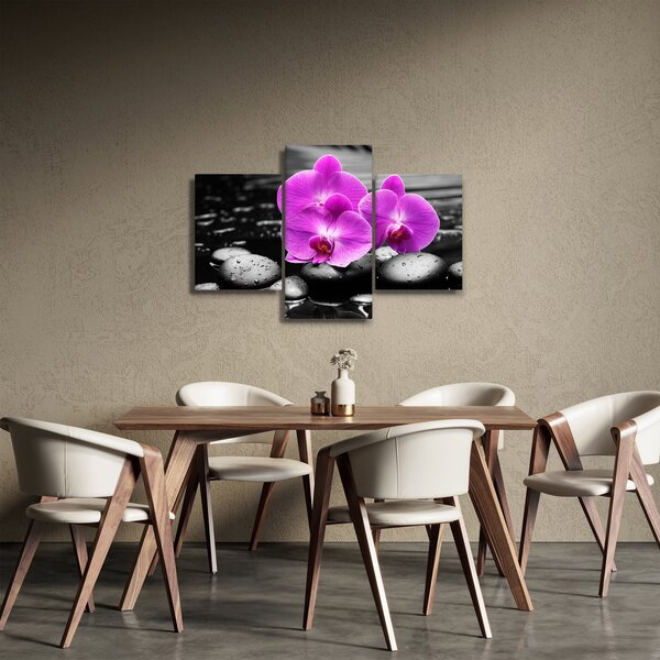 Slika - Ljubičaste orhideje (90x60 cm)