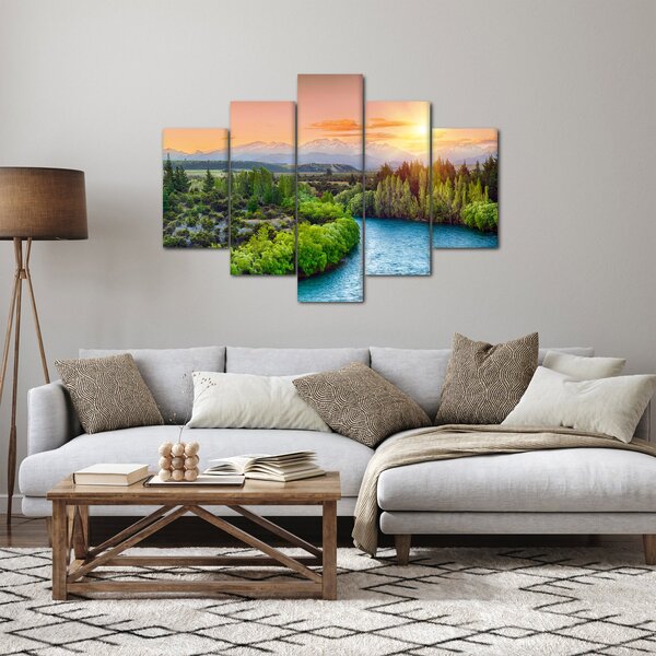 Slika - Šumski planinski krajolik (150x105 cm)
