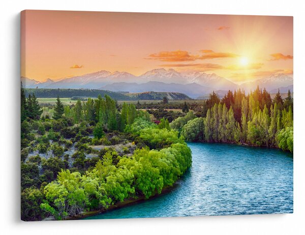 Slika - Šumski planinski krajolik (70x50 cm)