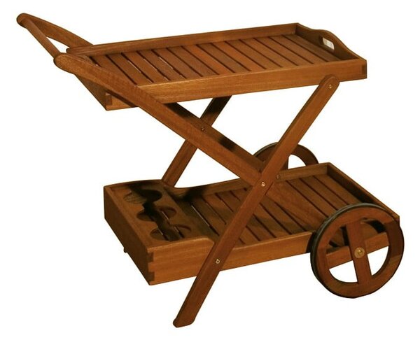 Vrtni stol za posluživanje od masivnog eukaliptusa 54x88 cm Toledo – Garden Pleasure