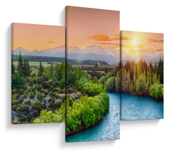 Slika - Šumski planinski krajolik (90x60 cm)