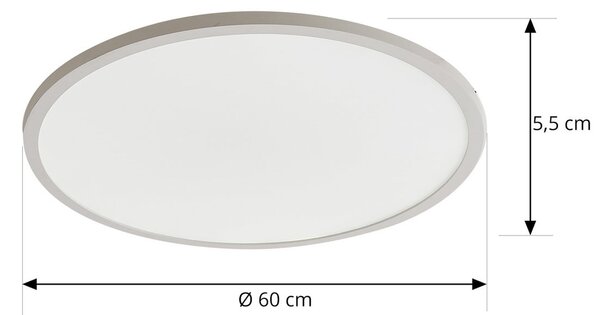 Stropne Svjetiljka Arcchio, Brenda, prigušiv, Bijela, Dnevna soba, Plastika, Moderan