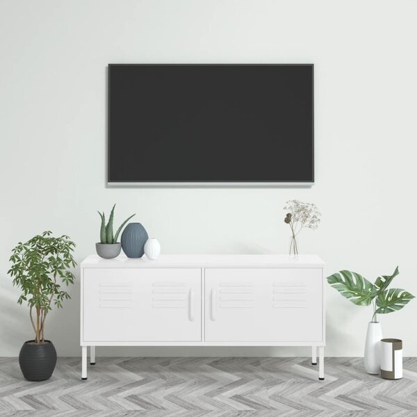 VidaXL TV ormarić bijeli 105 x 35 x 50 cm čelični