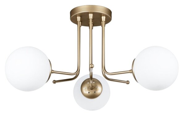 Stropna lampa u zlatnoj boji Squid Lighting Star, visina 34 cm