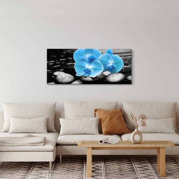 Slika - Plava orhideja (120x50 cm)