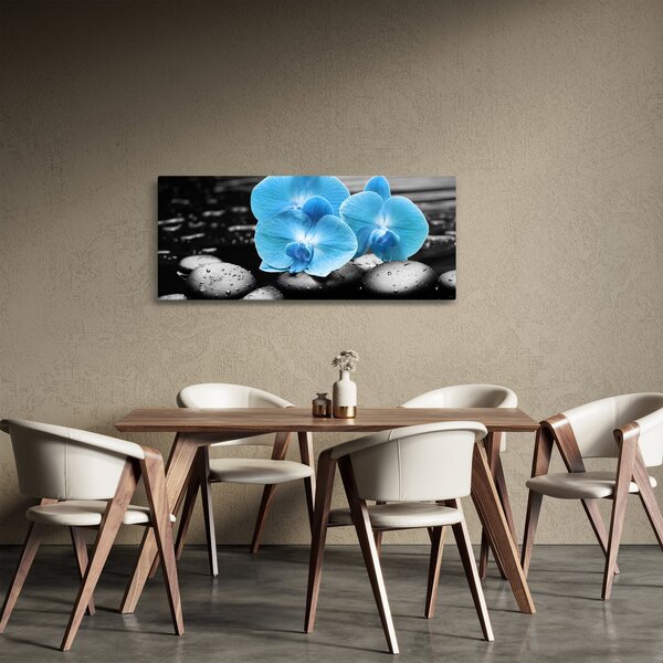 Slika - Plava orhideja (120x50 cm)
