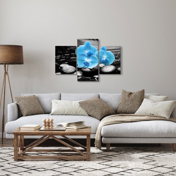 Slika - Plava orhideja (90x60 cm)