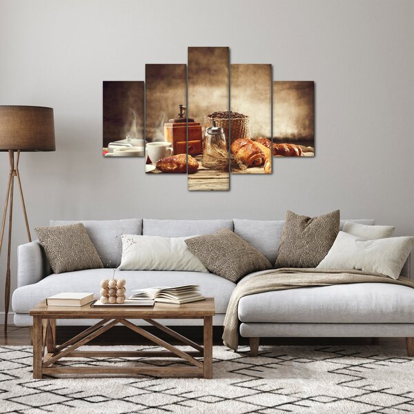 Slika - Kava i doručak (150x105 cm)