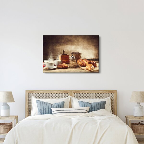 Slika - Kava i doručak (90x60 cm)