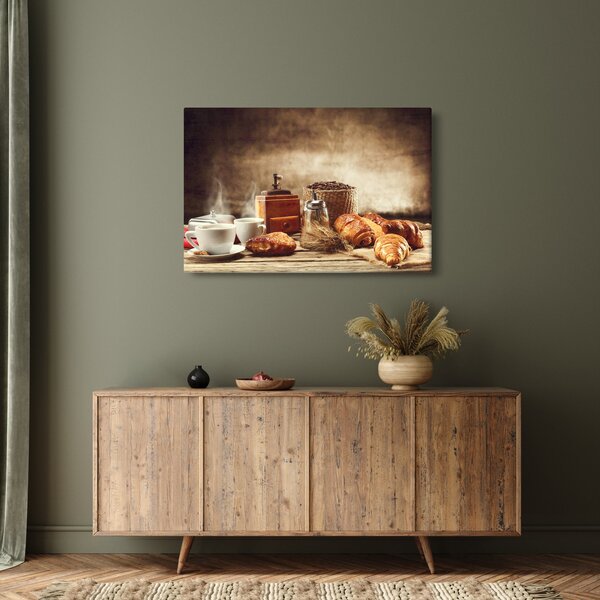 Slika - Kava i doručak (90x60 cm)
