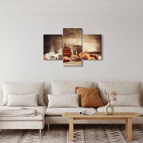 Slika - Kava i doručak (90x60 cm)