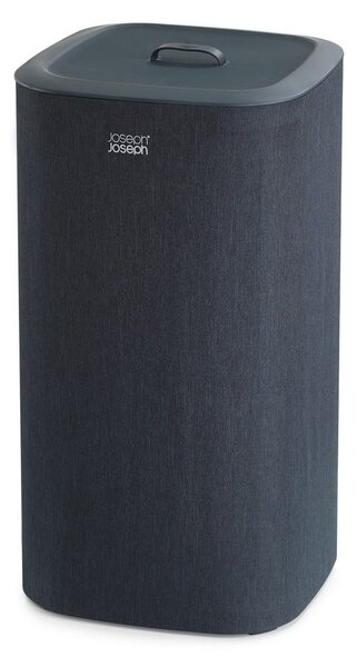 Crna košara za rublje od tekstila Joseph Joseph Tota, 60 l