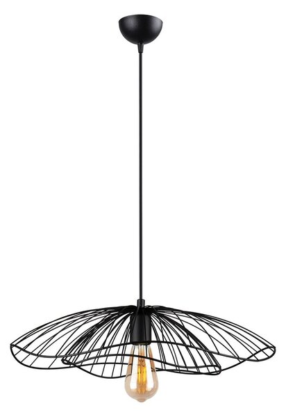 Crna viseća svjetiljka Squid Lighting Root, visina 111 cm