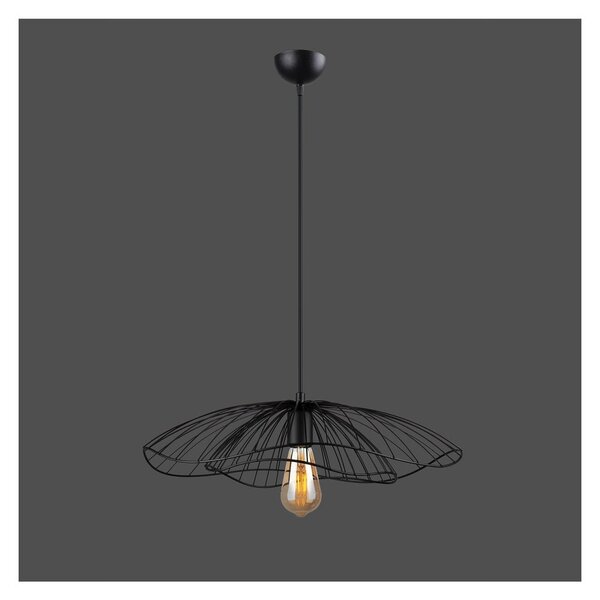 Crna viseća svjetiljka Squid Lighting Root, visina 111 cm