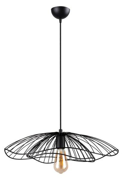 Crna viseća svjetiljka Squid Lighting Root, visina 111 cm
