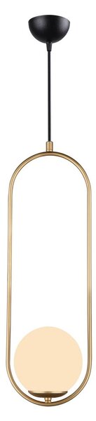 Viseća svjetiljka zlatne boje Squid Lighting Arch, visina 146 cm