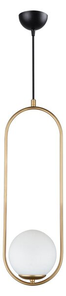 Viseća svjetiljka zlatne boje Squid Lighting Arch, visina 146 cm