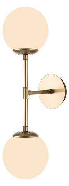 Zidna lampa zlatne boje Squid Lighting Kruva, dužine 58 cm