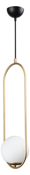 Viseća svjetiljka zlatne boje Squid Lighting Arch, visina 146 cm