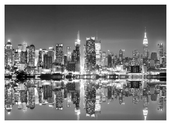 Slika - New York, crno-bijelo (70x50 cm)