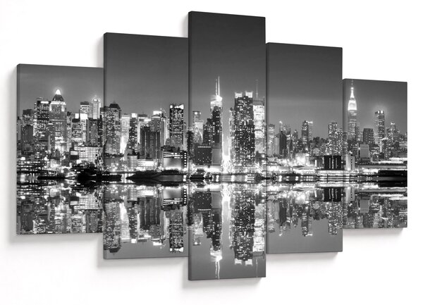 Slika - New York, crno-bijelo (150x105 cm)