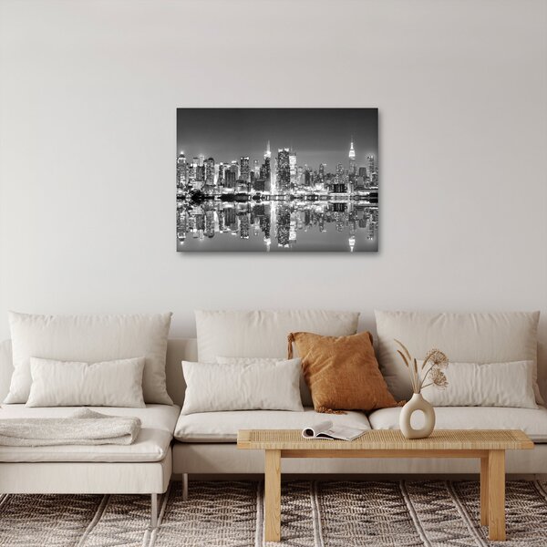 Slika - New York, crno-bijelo (70x50 cm)