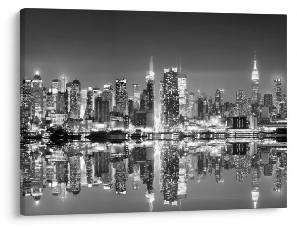 Slika - New York, crno-bijelo (70x50 cm)