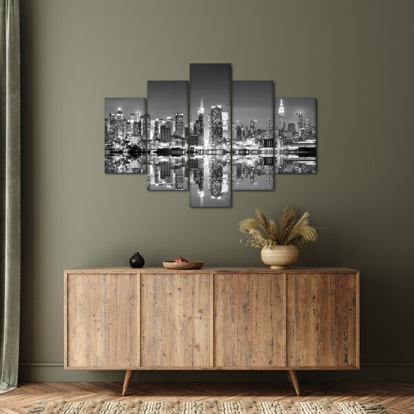 Slika - New York, crno-bijelo (150x105 cm)