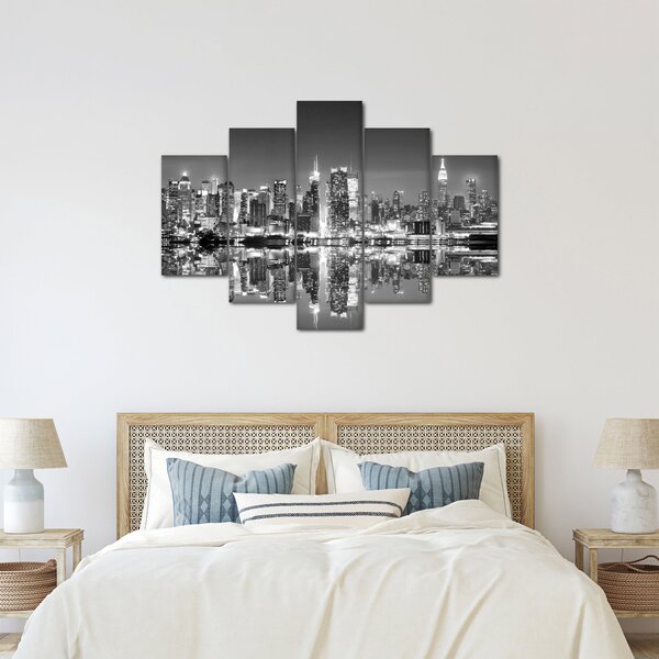 Slika - New York, crno-bijelo (150x105 cm)