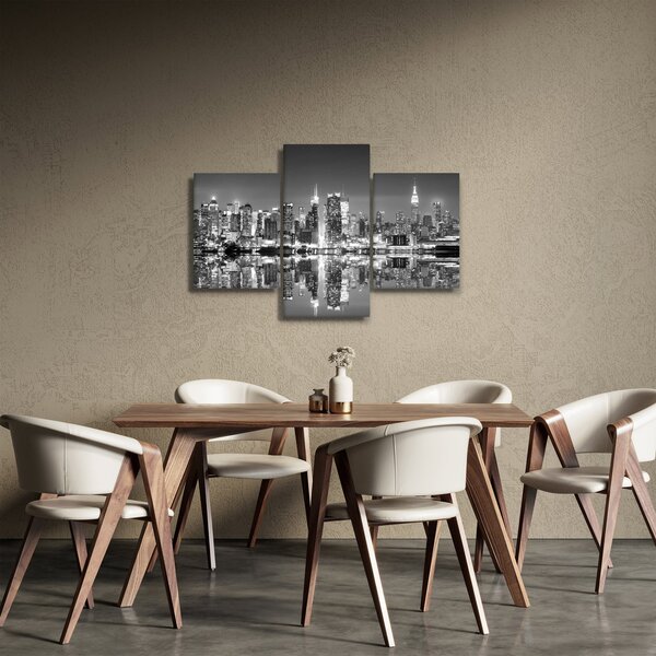 Slika - New York, crno-bijelo (90x60 cm)