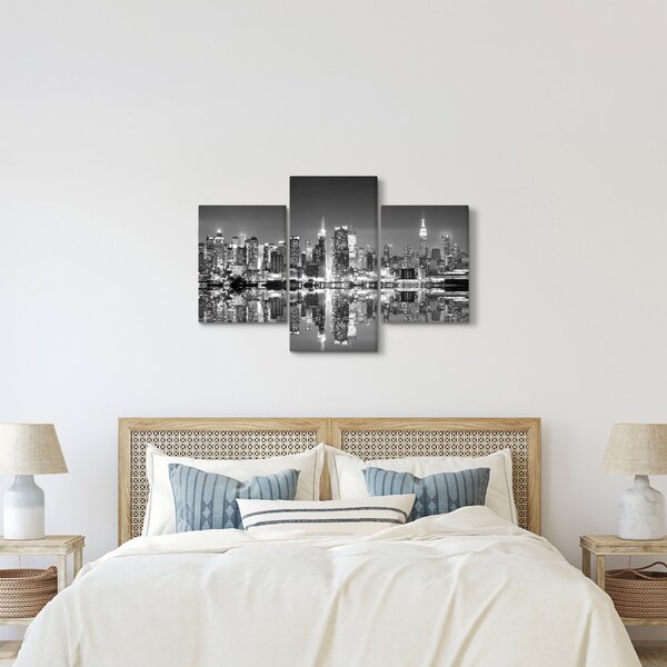 Slika - New York, crno-bijelo (90x60 cm)