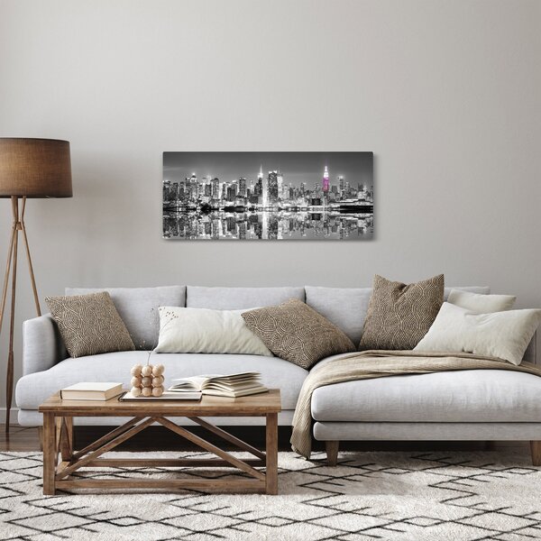 Slika - New York i ljubičasti neboder (120x50 cm)