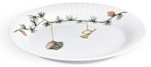 Porculanski božićni tanjur Kähler Design Hammershoi Christmas Plate, ⌀19 cm