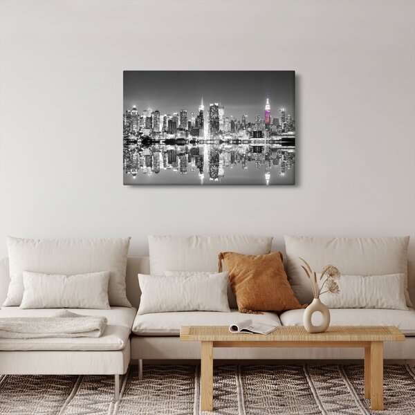 Slika - New York i ljubičasti neboder (90x60 cm)