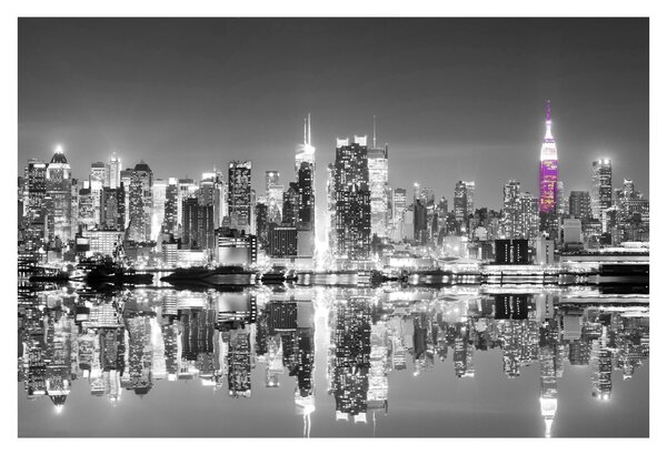 Slika - New York i ljubičasti neboder (90x60 cm)