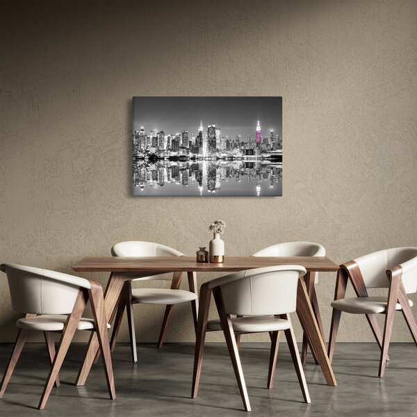 Slika - New York i ljubičasti neboder (90x60 cm)