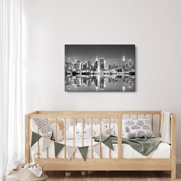 Slika - New York i ljubičasti neboder (90x60 cm)