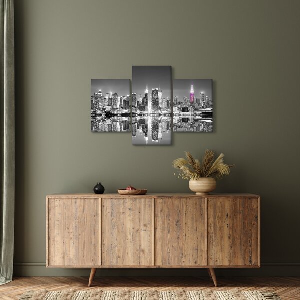 Slika - New York i ljubičasti neboder (90x60 cm)