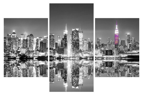 Slika - New York i ljubičasti neboder (90x60 cm)