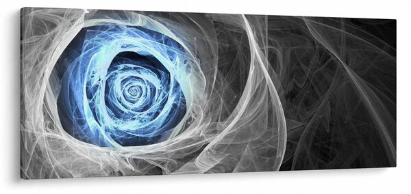 Slika - Sažetak Plava ruža (120x50 cm)