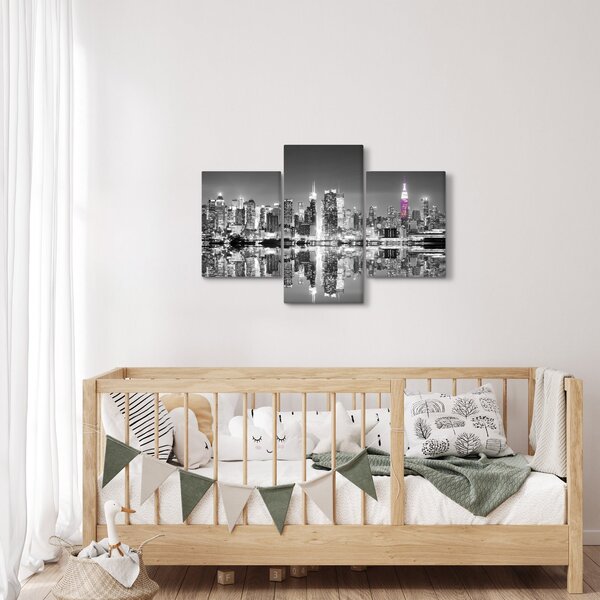 Slika - New York i ljubičasti neboder (90x60 cm)