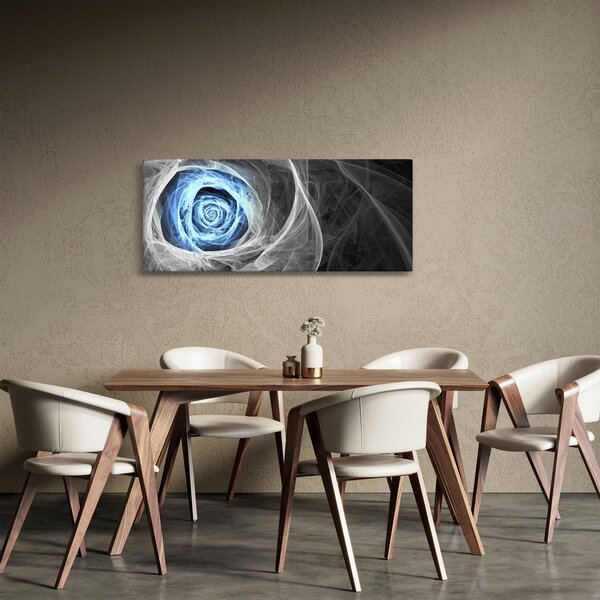 Slika - Sažetak Plava ruža (120x50 cm)
