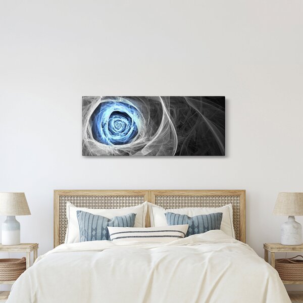 Slika - Sažetak Plava ruža (120x50 cm)