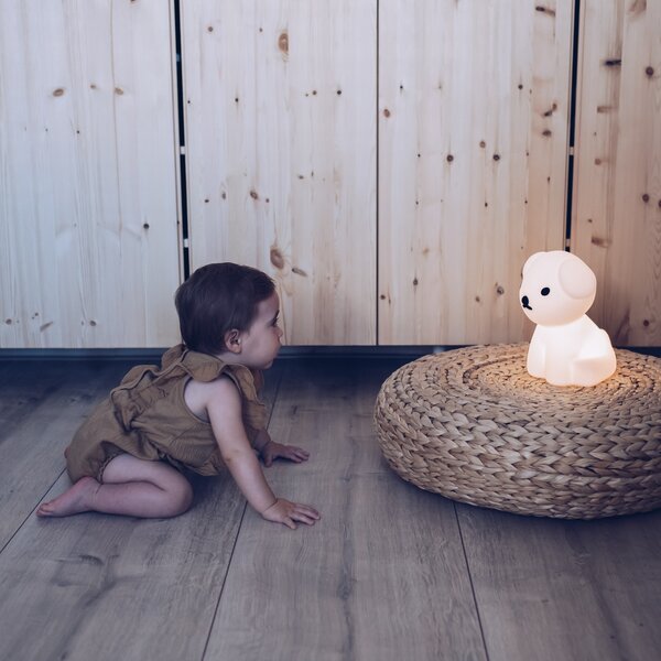 Stolne Lampa Mr Maria, Snuffy, prigušiv, Bijela, Dječja soba, Plastika