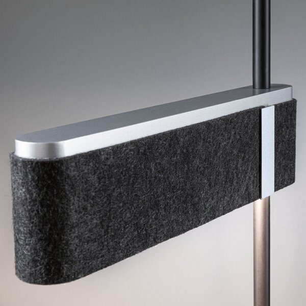 Podne Lampa Paulmann, Jagun, prigušiv, Crno, Dnevna soba, Tkanina / tekstil, Moderan