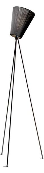 Podne Lampa Northern, Oslo Wood, prigušiv, Crno, Dnevna soba, Tkanina / tekstil, Dizajn
