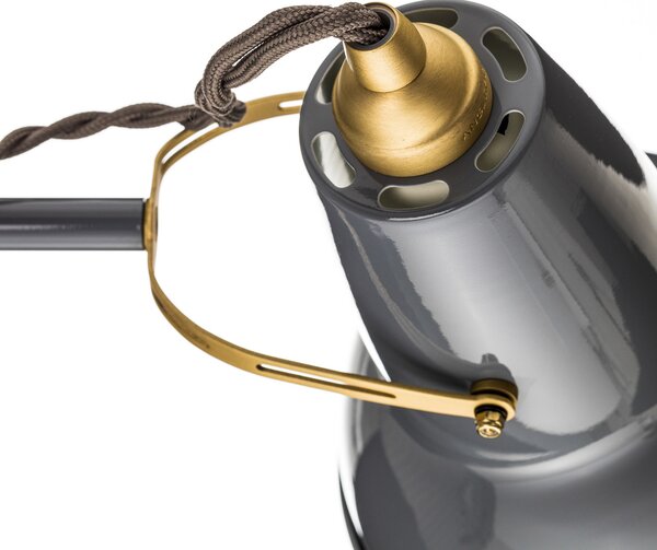 Zidne Svjetiljka Anglepoise, Original 1227 Brass, prigušiv, Sivo, Dnevna soba, Metal, Industrijski dizajn