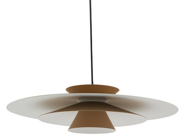 Viseće Svjetiljka Lucande, Livie, prigušiv, Bež, Blagovaonica, Aluminij, Moderan