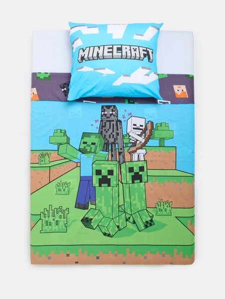 Sinsay - Komplet pamučne posteljine Minecraft